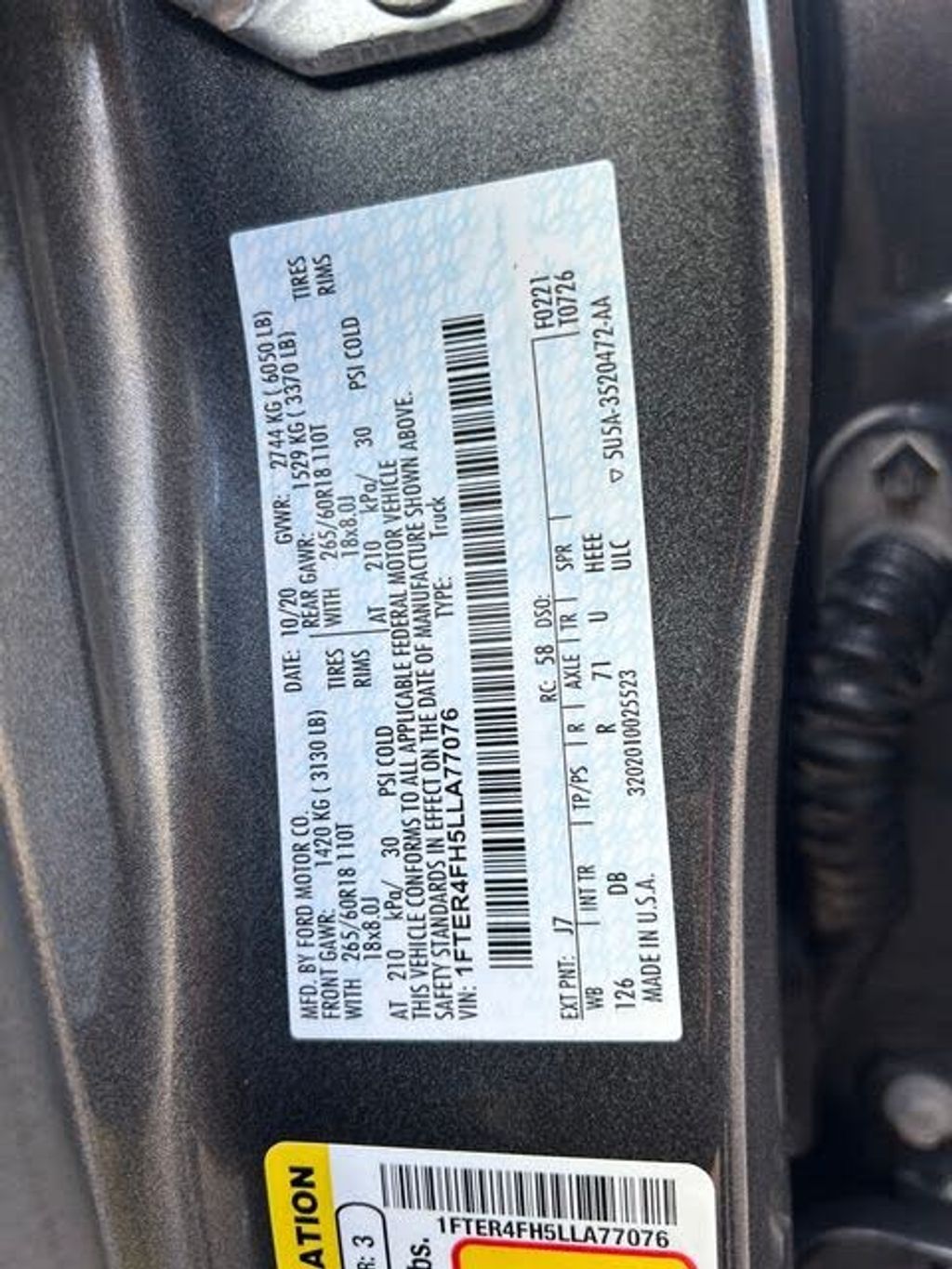 2020 FORD Ranger - photo 30