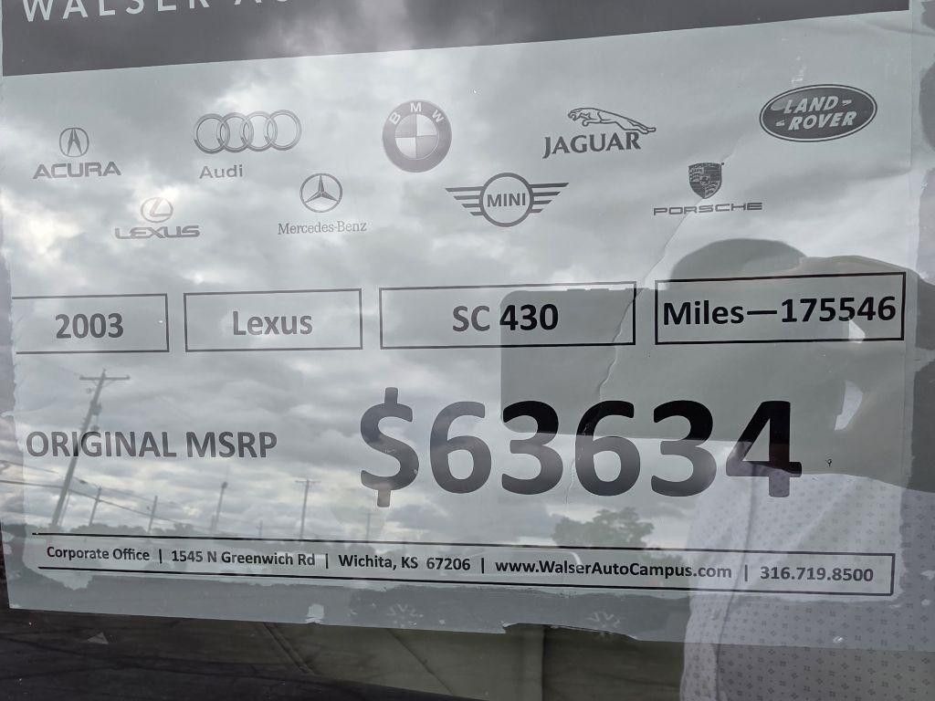 2003 LEXUS SC - photo 13