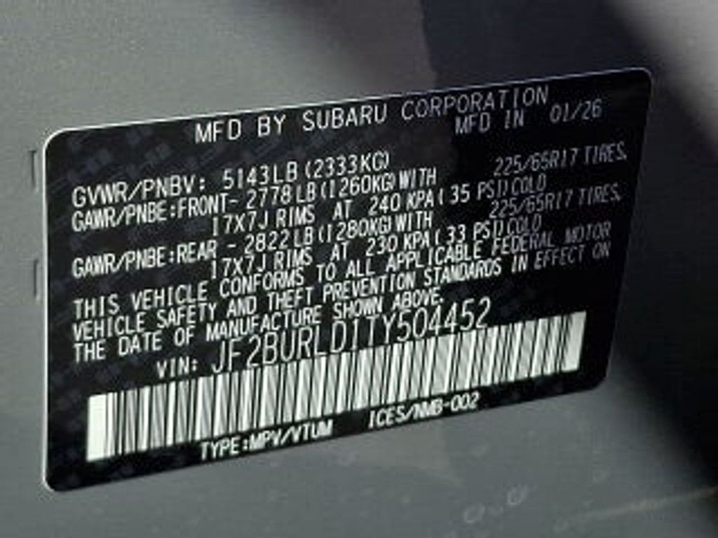 2026 SUBARU Outback - photo 11