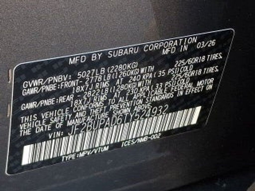 2026 SUBARU Outback - photo 11