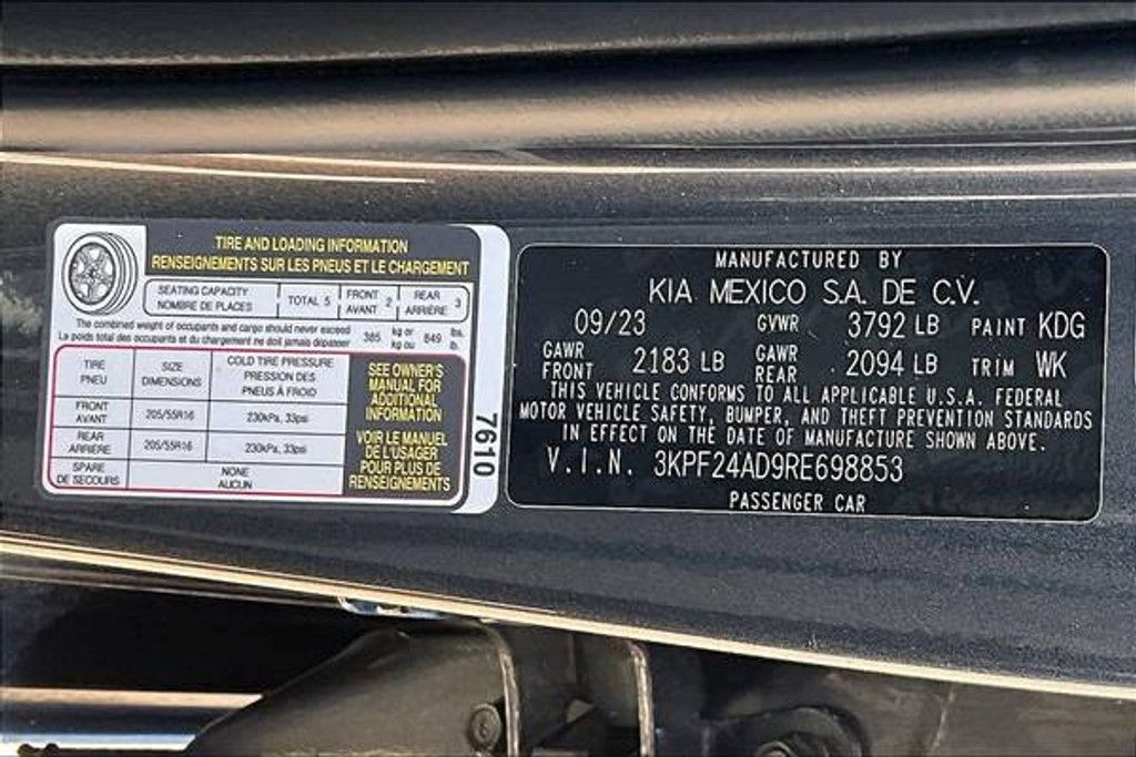 2024 KIA Forte - photo 33
