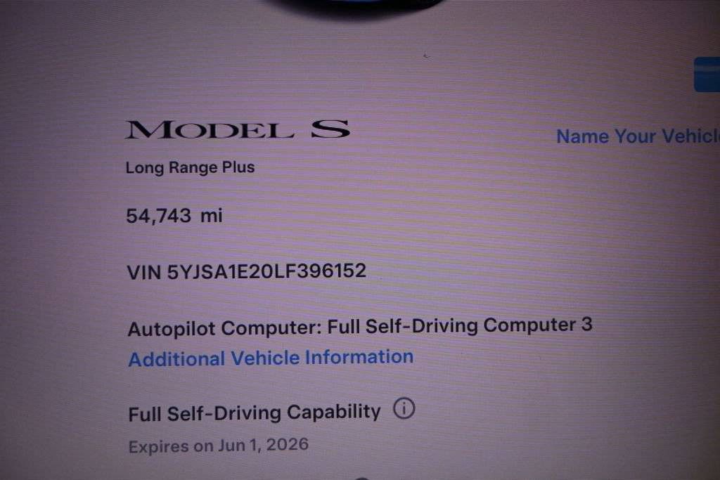 2020 TESLA Model S - photo 20