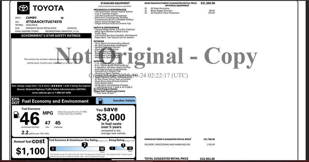 2026 TOYOTA Camry - photo 4