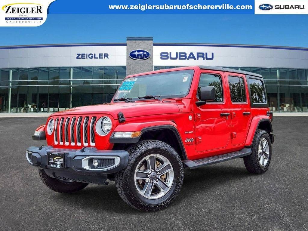 2020 JEEP Wrangler Unlimited Sahara for sale at Zeigler Subaru of Schererville
