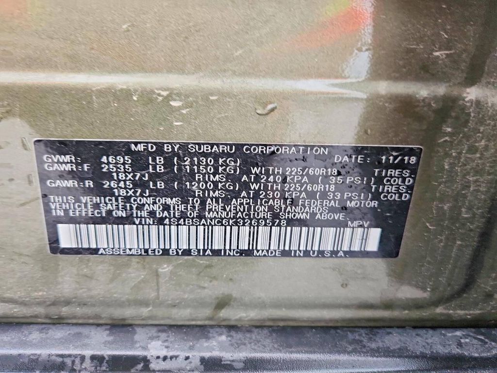 2019 SUBARU Outback - photo 12