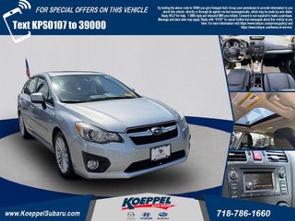 2012 Subaru Impreza PRM AWP
