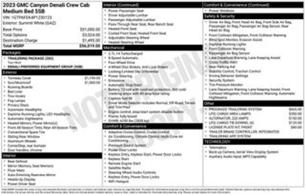 2023 GMC Canyon Denali