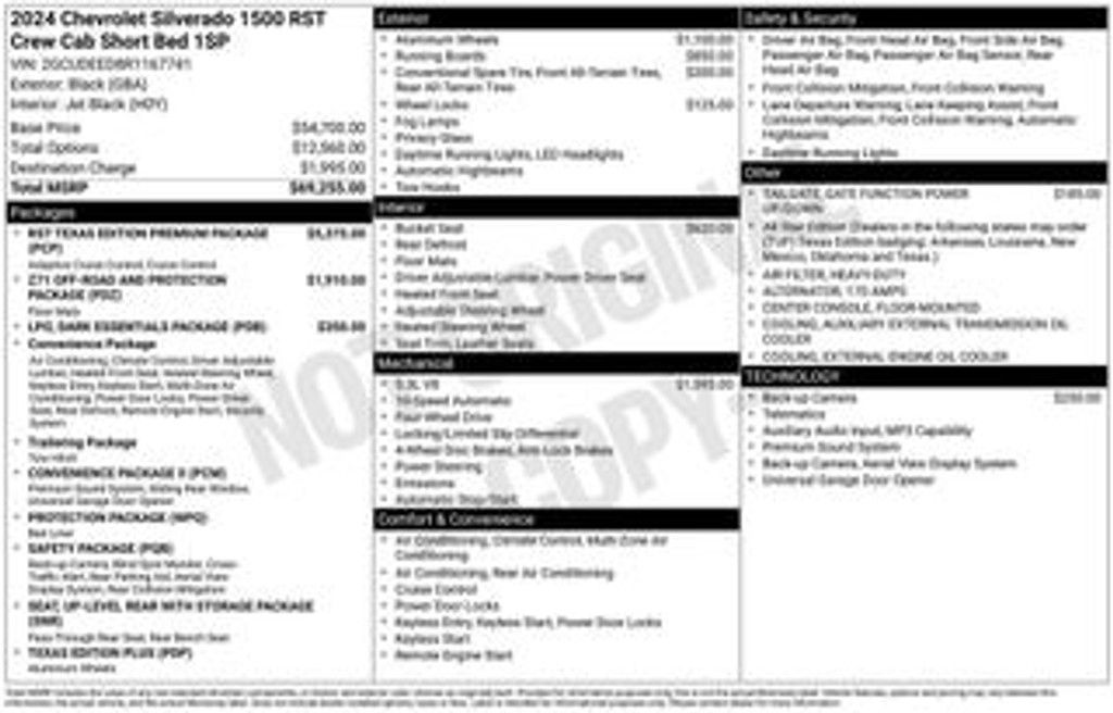 2024 Chevrolet Silverado RST