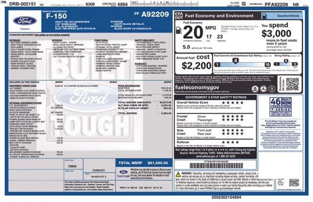 2023 Ford F-150 SuperCrew