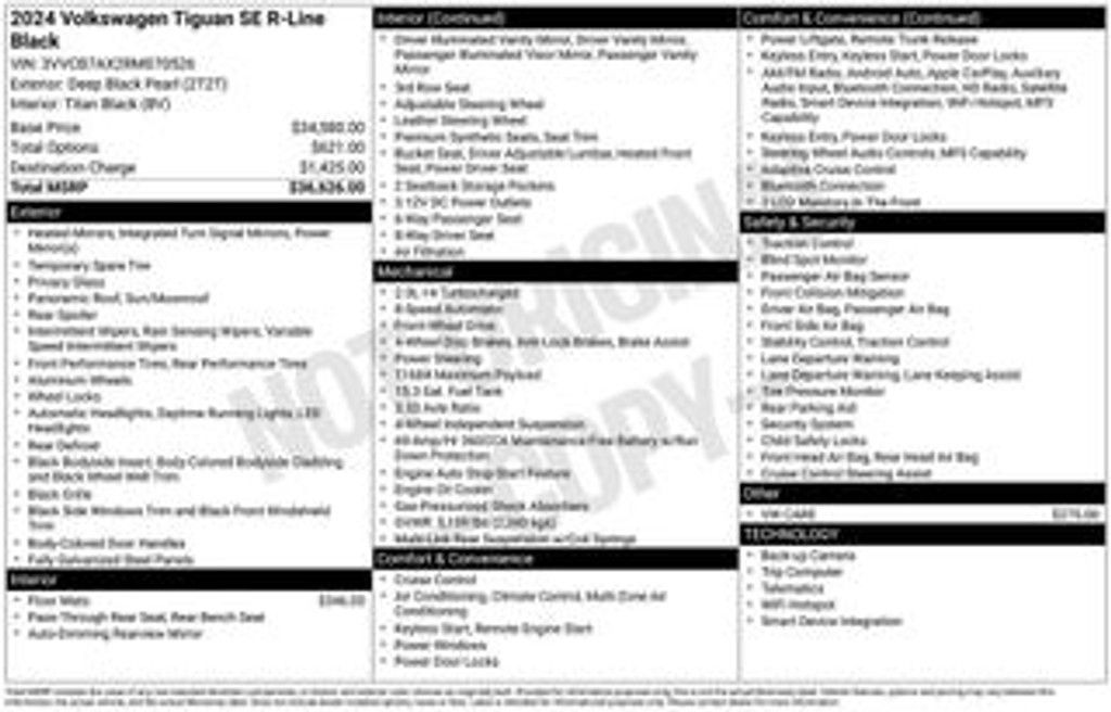 2024 Volkswagen Tiguan SE R Line