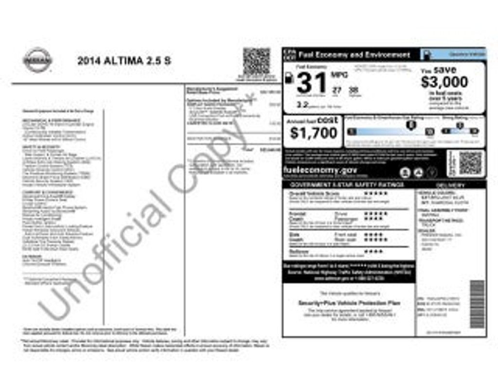 2014 Nissan Altima 2 5