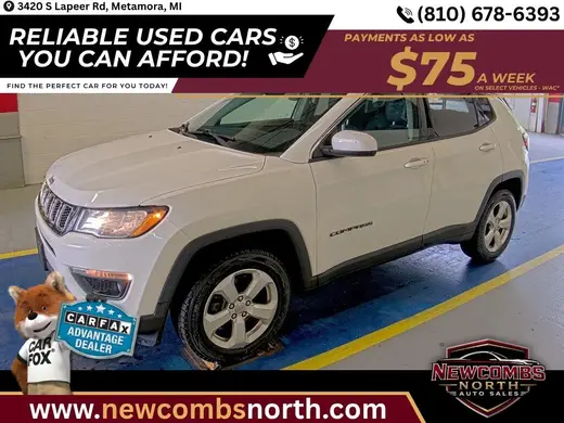 2017 JEEP Compass Longitude(BUX), North(Canada), Latitude(Mex, U.S.) for sale