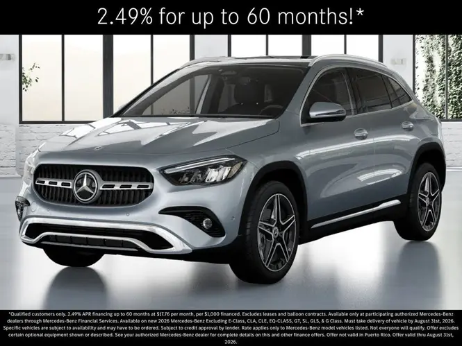 2026 Mercedes-Benz GLA-Class GLA250 4MATIC
